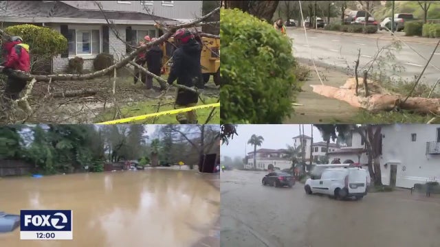 In pictures: Destruction from storms lashing Bay Area