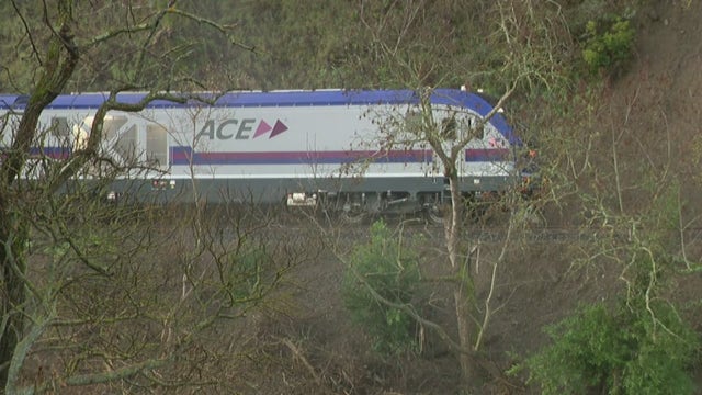 New landslide stops ACE trains, system will not operate until Monday