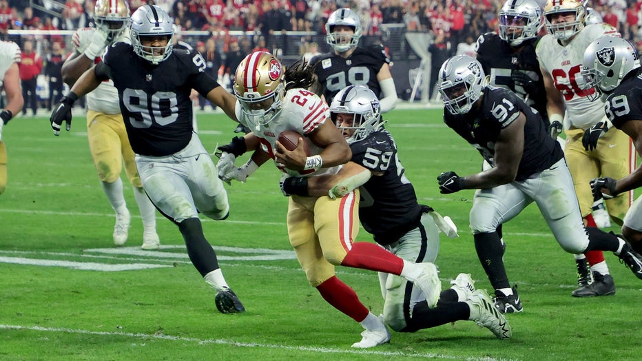 The 49ers escape Las Vegas with an OT win, National Football League, Las  Vegas, San Francisco 49ers