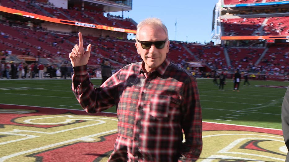 Bay Area legends flock to Santa Clara to cheer on the 49ers