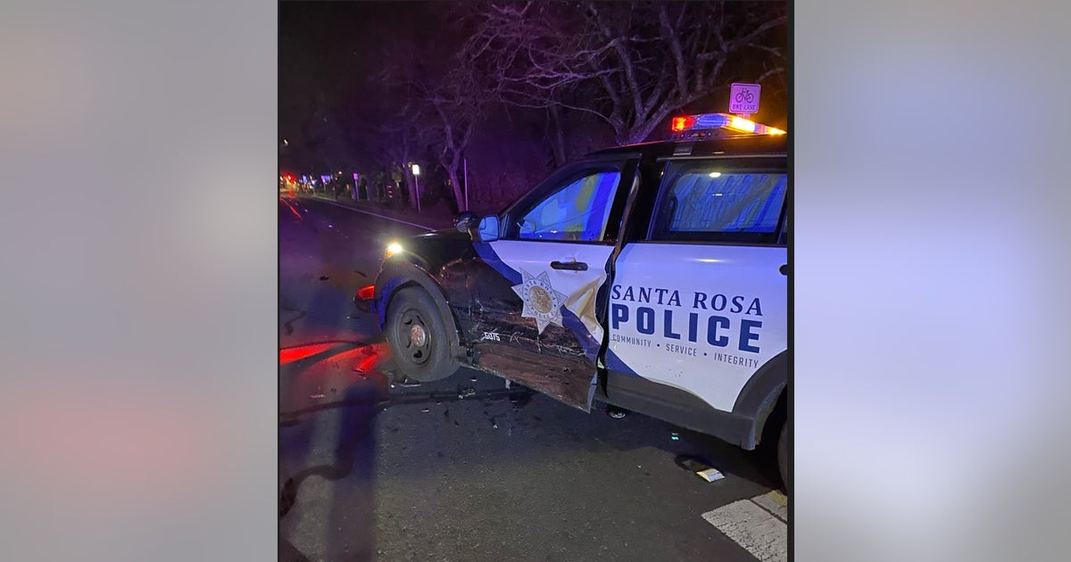 2 officers broadsided hours apart in Santa Rosa, including 1 by drunk ...