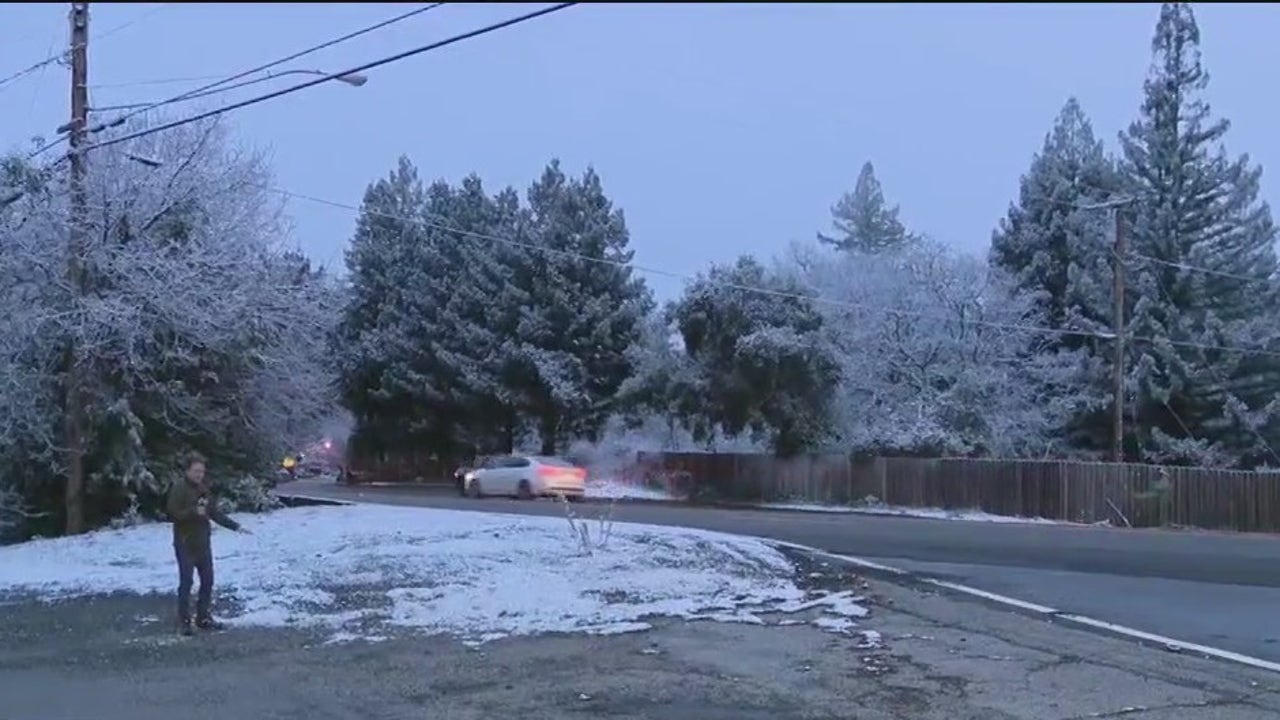 Snow Sightings In San Jose, San Mateo County, Santa Cruz Mountains 