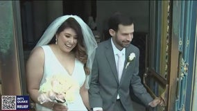 Couples say 'I do' at San Francisco City Hall on Valentine's Day