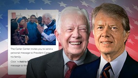 Jimmy Carter: The Carter Center now accepting "messages of support" for former president