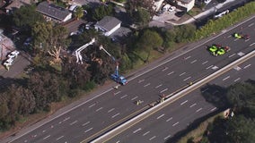 Highway 101 in Menlo Park shut for PG&E repairs