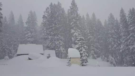 Sierra snow lab reports more than 7 inches of snow, more on the way