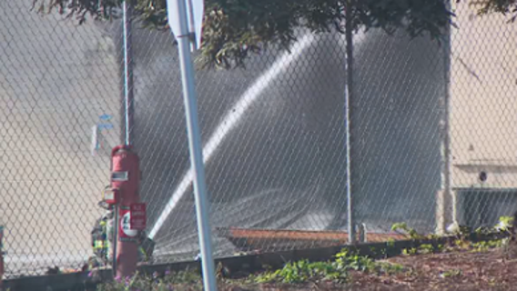 Smoke from San Leandro fire seen from all across the Bay Area