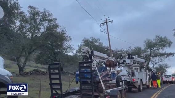 More snow in Napa County Monday as some residents face fourth day without power