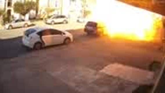 Video shows moment San Francisco home exploded