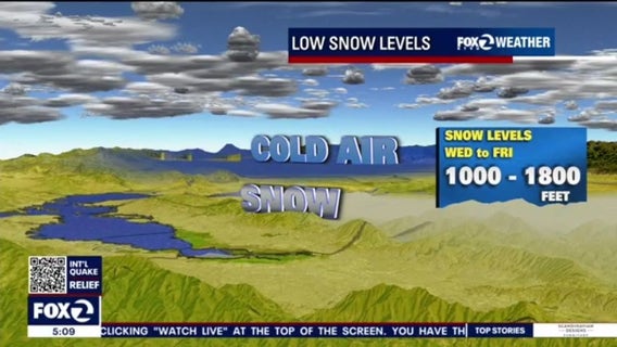 Bay Area weather: snow possible as cold, wet weather blows in