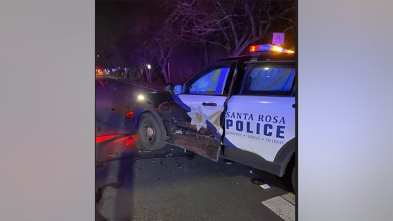 2 officers broadsided hours apart in Santa Rosa, including 1 by drunk driver