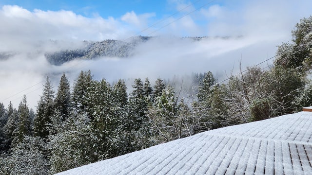 Bay Area snow photos: rare winter storm transforms California landscape