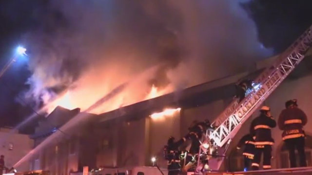 Oakland's First African Methodist Episcopal church damaged by fire