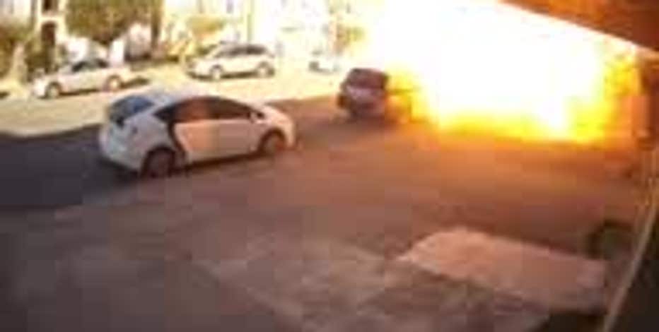Video shows moment San Francisco home exploded