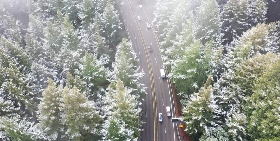 Snow sightings in San Jose San Mateo County Santa Cruz mountains