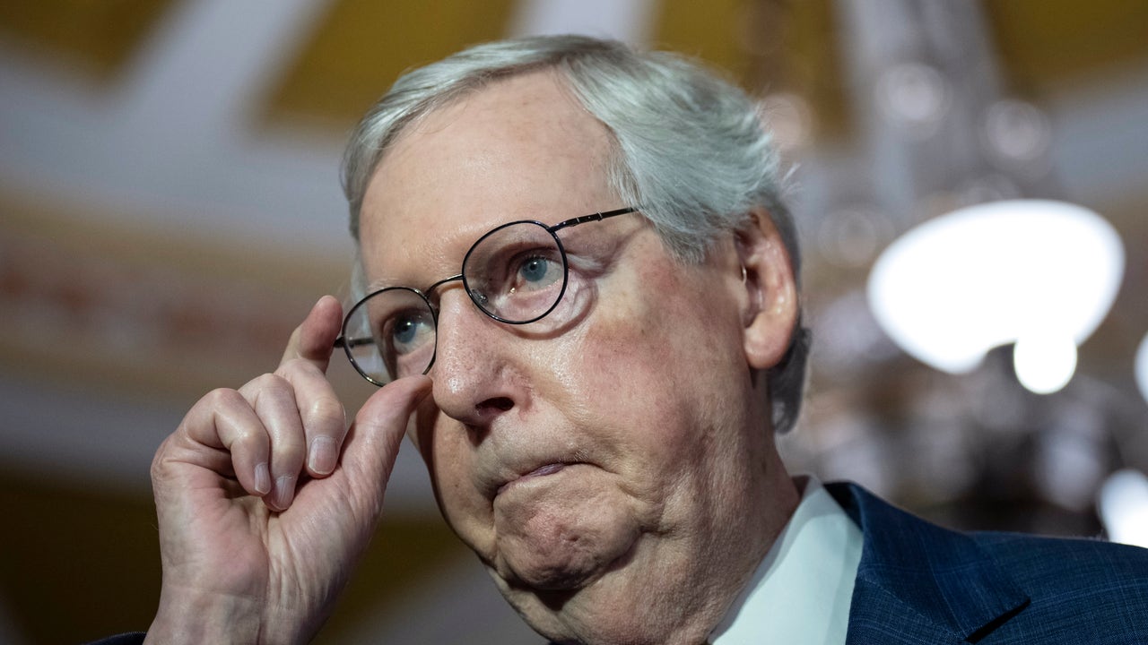 GOP Leader McConnell Hospitalized After Fall, Spokesman Says | KTVU FOX 2