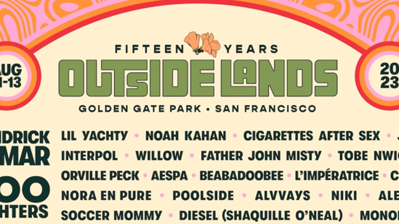 Outside Lands 2023 lineup announced