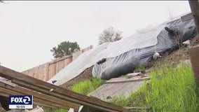 Santa Rosa residents evacuate ahead of storm damage to homes
