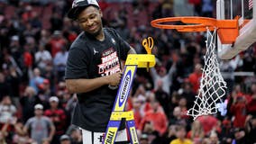 Marin native, Darrion Trammell, advances to the Final Four, gives emotional post game interview