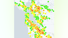 Nearly 220,000 people remain without power across the Bay Area