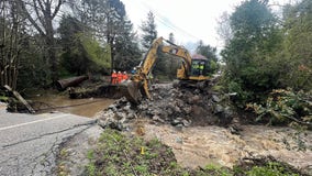 Rain, debris cause Soquel road's collapse cutting off 450 homes from city