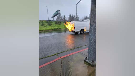 Van catches fire in Santa Rosa, inside were bags of marijuana ‘shake’ soaked in butane, investigators say