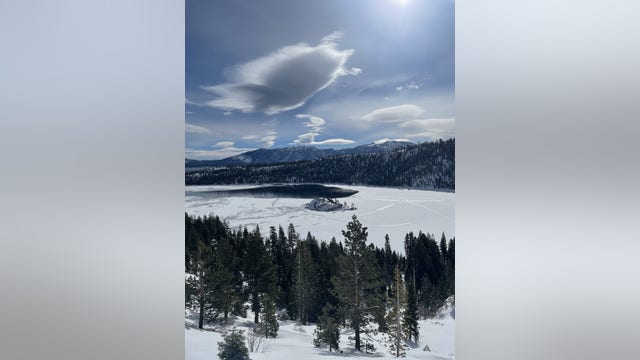 Lake Tahoe's Emerald Bay freezes over for 1st time in decades