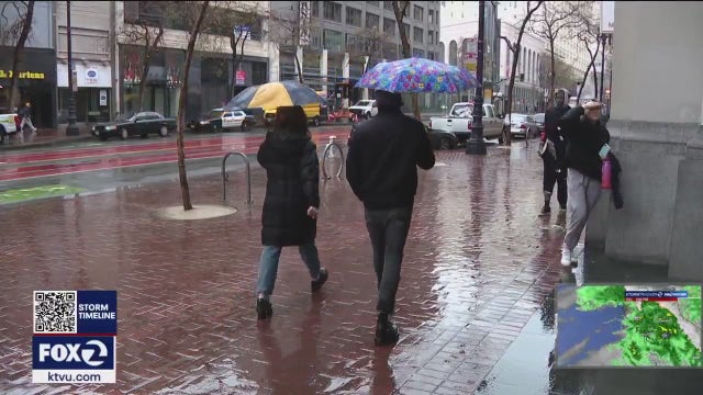 Rain moves into San Francisco