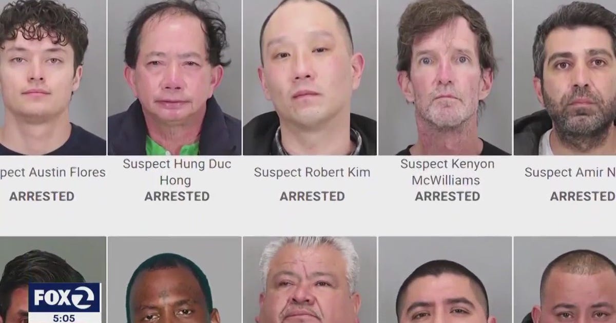 San Jose police arrest 22 sex-crime suspects in sweep | KTVU FOX 2