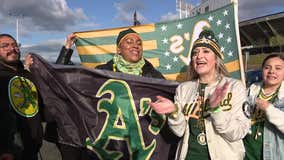A's win their final game at the Oakland Coliseum, an emotional farewell