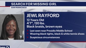 SF police find 12-year-old girl who had been missing under possible suspicious circumstances