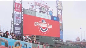 Party in full swing for San Francisco Giants' home opener