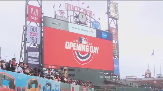 Party in full swing for San Francisco Giants' home opener