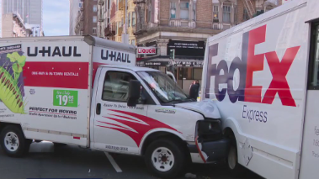 Man dies after a runaway U-Haul truck barrels down San Francisco hill