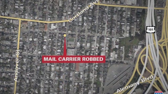 Thousands in San Francisco may be missing mail after postal worker robbed
