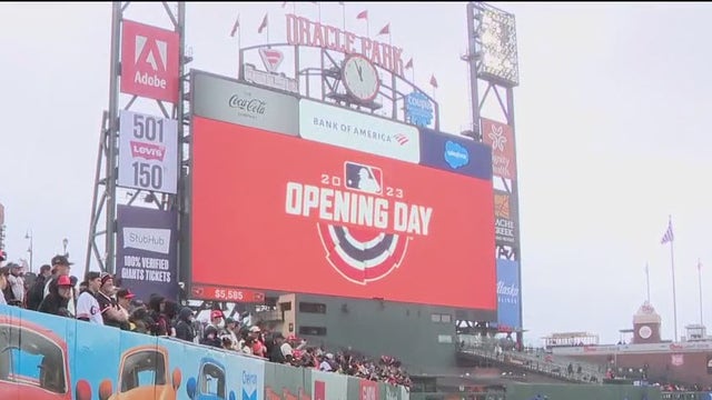 Party in full swing for San Francisco Giants' home opener