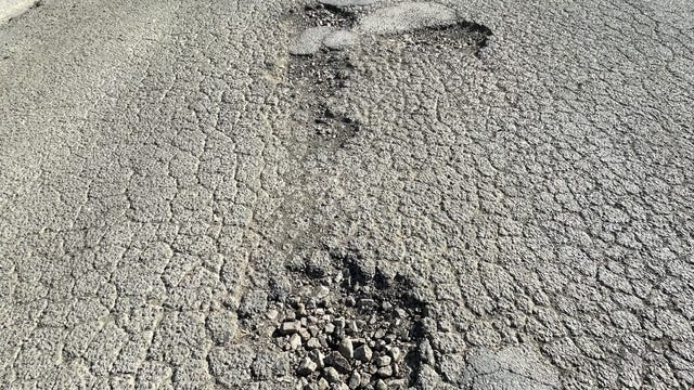 Potholes pop up en route to San Mateo Bridge