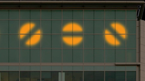 Hidden message atop Adobe headquarters in San Jose