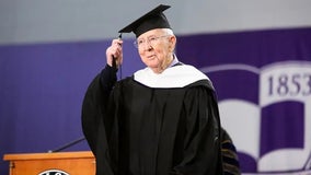 WWII vet, 101, 'finally' walks at graduation 80 years after having to miss ceremony amid global war