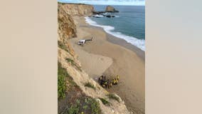 Man hospitalized after attempting to rescue child from water at Santa Cruz beach