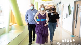 Teen patients at UCSF Benioff Children's Hospitals get ready for prom