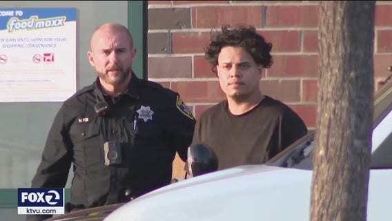 Police chase ends in Oakland FoodMaxx, shooting suspect arrested