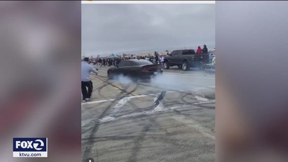 Alameda police issue 64 citations during sideshow that drew thousands