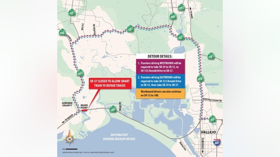 Highway 37 closing in North Bay this weekend