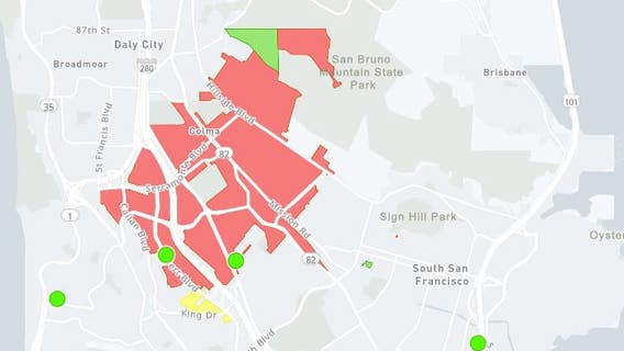 Power outage restored in Daly City after downed power lines