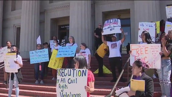 Protesters demand Antioch cops in racist text scandal be fired