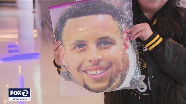 Warriors fans celebrate Game 2 victory over Lakers, tying series 1-1