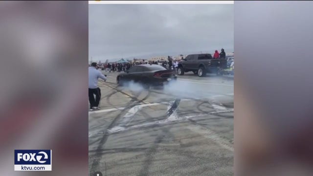 Alameda police issue 64 citations during sideshow that drew thousands