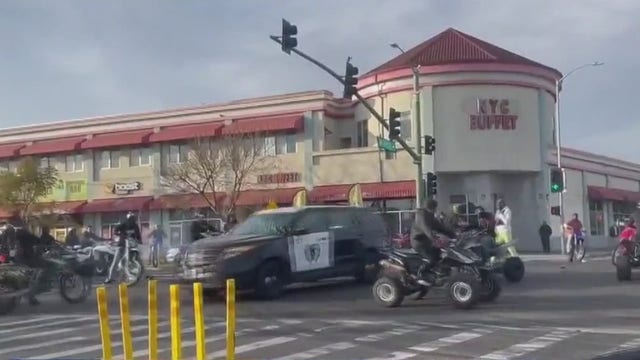 Driver assaulted during Oakland sideshow, police say