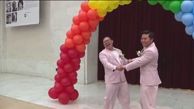 Same-sex couples marry at San Francisco City Hall ahead of Pride weekend